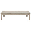 Modway Wiscasset Outdoor Patio Acacia Wood Coffee Table EEI-3685-LGR Light Gray