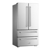 ZLINE 36 in. 22.5 cu. ft Built-in French Door Refrigerator with Ice Maker in Fingerprint Resistant Stainless Steel RFM-36