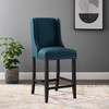 Modway Baron Upholstered Fabric Counter Stool EEI-3735-AZU Azure