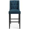 Modway Baronet Tufted Button Upholstered Fabric Bar Stool EEI-3741-AZU Azure