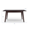 Modway Oracle 59" Rectangle Dining Table EEI-3747-CAP Cappuccino