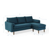 Modway Revive Upholstered Right or Left Sectional Sofa EEI-3867-AZU Azure