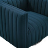 Modway Conjure Tufted Swivel Upholstered Armchair EEI-3926-AZU Azure