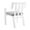 Modway Baxley Outdoor Patio Aluminum Armchair Set of 2 EEI-3961-WHI-GRY White Gray