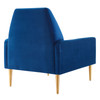 MODWAY Liliana Performance Velvet Armchair Navy EEI-5021-NAV