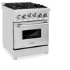 ZLINE 24" 2.8 cu. ft. Range with Gas Stove and Gas Oven in Stainless Steel (RG24)