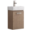 Design Element Stella 16.5" Single Sink Vanity In Oak