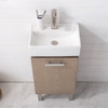 Design Element Stella 16.5" Single Sink Vanity In Oak