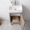 Design Element Stella 16.5" Single Sink Vanity In Oak