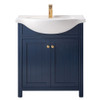 Design Element Marian 30" Single Sink Vanity In Blue