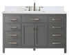 Design Element Valentino 54" Single Vanity in Gray V01-54-GY