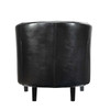 Modway Prospect Upholstered Vinyl Loveseat and Armchair Set EEI-4108-BLK-SET Black