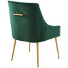 Modway Discern Upholstered Performance Velvet Dining Chair Set of 2 EEI-4148-GRN