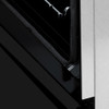 ZLINE 24" 2.8 cu. ft. Range with Gas Stove and Gas Oven in DuraSnow® Stainless Steel and Black Matte Door (RGS-BLM-24)