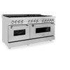 ZLINE 60 in. Professional Dual Fuel Range in Stainless Steel (RA60)