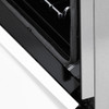 ZLINE Autograph Edition 36" 4.6 cu. ft. Dual Fuel Range with Gas Stove and Electric Oven in DuraSnow® Stainless Steel with White Matte Door and Matte Black Accents (RASZ-WM-36-MB)