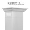 ZLINE Crown Molding Profile 6 for Wall Mount Range Hood (CM6-455/476/477/667/697)