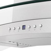 ZLINE 48" Convertible Vent Wall Mount Range Hood in DuraSnow® Stainless Steel & Glass 8KN4S-48