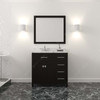 Virtu USA MS-2136R-CMRO-ES-001 Caroline Parkway 36" Bath Vanity in Espresso with Cultured Marble Quartz Top