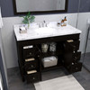 Virtu USA ES-40048-CMRO-ES-NM Tiffany 48" Bath Vanity in Espresso with Cultured Marble Quartz Top and Sink