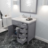 Virtu USA MS-2136R-CMSQ-GR-001 Caroline Parkway 36" Bath Vanity in Gray with Cultured Marble Quartz Top