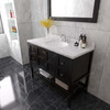 Virtu USA ES-30048-CMRO-ES-001 Winterfell 48" Bath Vanity in Espresso with Cultured Marble Quartz Top and Sink