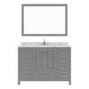 Virtu USA GS-50048-CMRO-CG Caroline Avenue 48" Bath Vanity in Cashmere Gray with Cultured Marble Quartz Top