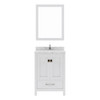 Virtu USA GS-50024-CMSQ-WH Caroline Avenue 24" Bath Vanity in White with Cultured Marble Quartz Top