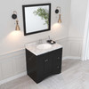 Virtu USA ES-32036-CMRO-ES-001 Elise 36" Bath Vanity in Espresso with Cultured Marble Quartz Top and Sink