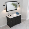 Virtu USA ES-32048-CMRO-ES Elise 48" Bath Vanity in Espresso with Cultured Marble Quartz Top and Sink