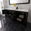 Virtu USA ED-30072-CMSQ-ES-001 Winterfell 72" Bath Vanity in Espresso with Cultured Marble Quartz Top and Sinks