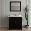 Virtu USA MS-2636-CMSQ-ES-NM Victoria 36" Bath Vanity in Espresso with Cultured Marble Quartz Top and Sink