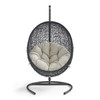 Modway Encase Swing Outdoor Patio Lounge Chair EEI-739-BEI-SET Beige