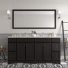 Virtu USA ED-25072-CMRO-ES-NM Talisa 72" Bath Vanity in Espresso with Cultured Marble Quartz Top and Sinks