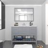 Virtu USA MS-2248-CMRO-GR Caroline Estate 48" Bath Vanity in Gray with Cultured Marble Quartz Top and Sink