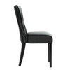 Modway Silhouette Dining Vinyl Side Chair EEI-812-BLK