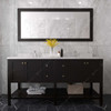 Virtu USA ED-30072-CMSQ-ES-002 Winterfell 72" Bath Vanity in Espresso with Cultured Marble Quartz Top and Sinks