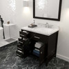 Virtu USA MS-2136L-CMSQ-ES-001 Caroline Parkway 36" Bath Vanity in Espresso with Cultured Marble Quartz Top