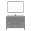 Virtu USA GS-50048-CMSQ-CG Caroline Avenue 48" Bath Vanity in Cashmere Gray with Cultured Marble Quartz Top