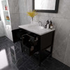 Virtu USA ES-30036-CMRO-ES-NM Winterfell 36" Bath Vanity in Espresso with Cultured Marble Quartz Top and Sink