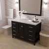 Virtu USA GS-50048-CMRO-ES-NM Caroline Avenue 48" Bath Vanity in Espresso with Cultured Marble Quartz Top