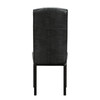 Modway Perdure Dining Chairs Vinyl Set of 2 EEI-952-BLK