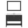 Virtu USA ES-30048-CMSQ-ES Winterfell 48" Bath Vanity in Espresso with Cultured Marble Quartz Top and Sink