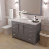 Virtu USA GS-50048-CMRO-GR-002 Caroline Avenue 48" Bath Vanity in Gray with Cultured Marble Quartz Top and Sink