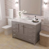 Virtu USA GS-50048-CMSQ-CG-001 Caroline Avenue 48" Bath Vanity in Cashmere Gray with Cultured Marble Quartz Top