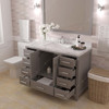 Virtu USA GS-50048-CMSQ-CG-001 Caroline Avenue 48" Bath Vanity in Cashmere Gray with Cultured Marble Quartz Top