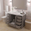 Virtu USA GS-50048-CMSQ-CG-002 Caroline Avenue 48" Bath Vanity in Cashmere Gray with Cultured Marble Quartz Top