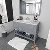 Virtu USA MS-2248-CMSQ-GR-001 Caroline Estate 48" Bath Vanity in Gray with Cultured Marble Quartz Top and Sink