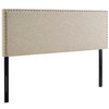 Modway Phoebe King Upholstered Fabric Headboard MOD-5388-BEI Beige