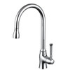 Daweier Single-lever Pull-out Kitchen Faucet, Chrome EK7862182C